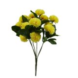 Artificial 15 Head Ball Chrysanthemum, Hot Styles, Various Colors and Styles Are Available