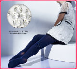 Fashion Sexy Diamond Tights Bowknot Pantyhose Silk Socks Stockings for Women (SR-1290)