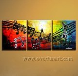 Abstract Canvas Art Music Abstract Paintings for Home Decor (Xd3-202