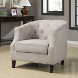 Linen Fabric Accent Chair Hotel Chair (WGK8032)