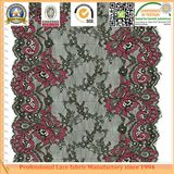 New Designs Double Color Wholesale Lace Fabric Elastic Lace (K6937)