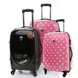 100% PC Trolley Case, Pure PC Zipper Luggage (PCU-20