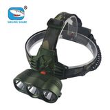 3 Light Colors USA XPE CREE Headlight Rechargeable LED Headlamp