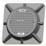 FRP Round Manhole Cover with Frame for Power Grid