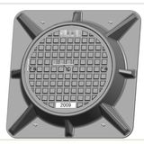 FRP Round Manhole Cover with Frame for Power Grid