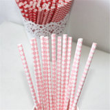 Disposable Art Paper Straw for Christmas Party