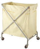 Metal Linen Trolley with Replaceable Bag