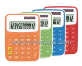 12 Digits Orange Color Calculator, 12 Digits Medium Desktop Calculator Ab-7702b