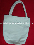 Reusable Linen Handbag with Round Bottom (SH--01)