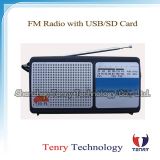 FM Radio Hot Sell with USB Card Portable Radio Digital Radio