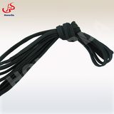 1cm Widh Black Flat Polyester Rope