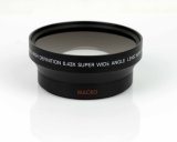 Camera Lens with 62mm 0.43X UV82mm Wide Converter Lens for Canon 1100d
