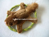 Rope Country Pet Toy Squeaky Squirrel Dog Toy