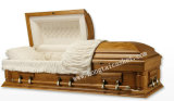 Oak Wooden Funeral Casket (HT-0202)