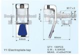 Electroplate Water Filter Dispenser Taps Plastic Faucet for Water Dispenser