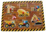 Wooden Puzzle Vehicles Peg Puzzle (34241)