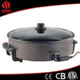 Stainless Steel Body+Aluminium Bottom Electric Sauce Pans