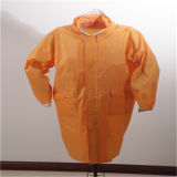 Protective Eco-Friendly Long Raincoat with Hood for Adult