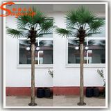 Unique Style Fiberglass LED Light Artificial Palm Tree