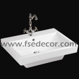 Bathroom Ceramic Basin (FSE-PS-D825)