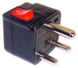 India Plug Adapter (Grounded)