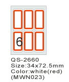 Self-Adhesive Label QS2660-6