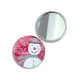 58mm Metal Promotion Gift for Lady Cosmetic Mirror Travel Mirror