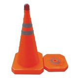 Retractable Safety Trafiic Cone (with or without police light)