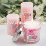 Pink Soy Scented Candle, Luxury Jar Candle