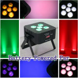LED Stage PAR Light/ Baterry Powered Stage PAR Light 5PCS 4in1 Stage Light for Party Decoration