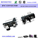 BNC to RCA Right Angle PCB Mount Connector