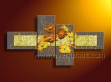 100% Hand Painted Canvas Art Abstract Painting (XD4-214)