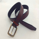 Soft Men Pin Buckle Embossed Leather Belt (HJ0310)