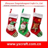 Christmas Decoration (ZY16Y272-1-2-3 40.5CM) Felt Christmas Stocking Pack
