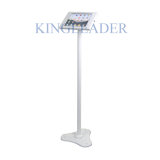 New Design Kiosk Enclosure and Stand with White Paint Finish for iPad