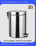 30L Stainless Steel Pedal Trash Can Sanitary Utensil