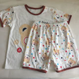 Hot Selling 2pieces Set Cute Printed Newborn Baby Clothing