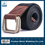 Cotton Belts, Double Loops Buckles Webbing for Fashion