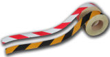 Yellow/Black or Orange/White PE Caution Stripe Tape