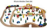 89pc Wooden Train Set EN71