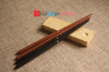 Engraved Personalized Fine Wood Portable Folding Chopsticks with Rectangular Wooden Chopsticks Box