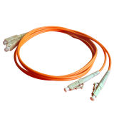 Optic Fiber Patch Cord (SC/PC-LC/PC MM Duplex Jumper)