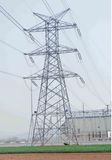 High Voltage Power Transmission Tower Double Circuit