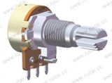[dy] Rotary Power 12V Ceramic Potentiometer R120N1-HN-B7-K