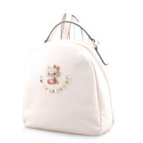 Designer Fashionable Rivet Kitty Rhinestone Backpack Bag (LY05084)