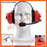 Heavy Duty Noise Canceling Headset for Walkie Talkie