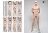 Realistic Male Mannequins with Make up