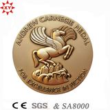 Factory Direct Sale Antique Gold 3D Metal Coin