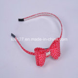 Red Background, White DOT Dotted Around, Bowknot Shape, The Girl's Hair Accessories Series, Fashion Head Hoop, Tiaras