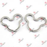 Metal Mouse Shape Keychain Parts Key Crafts (KR15121434)